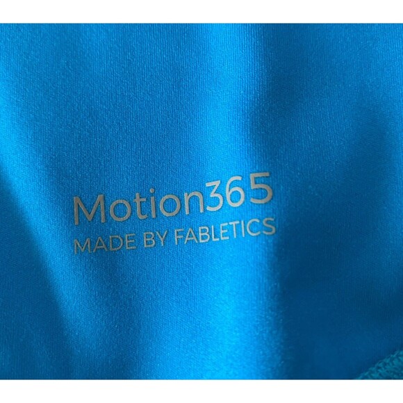Fabletics Motion 365 Size 4X High-Waisted Blue Bike Shorts  6" Inseam - Picture 2 of 10